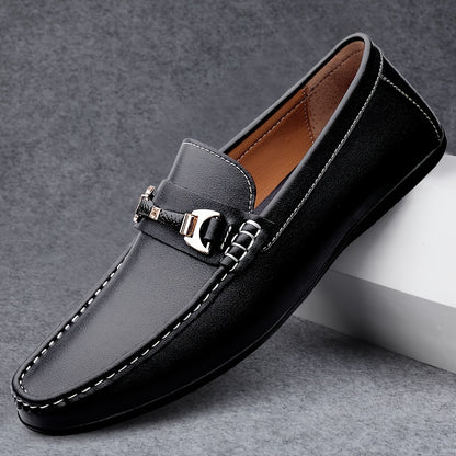 Kryven™ Mocasines de Conducción para Hombre con Acabado Premium y Estilo Ejecutivo