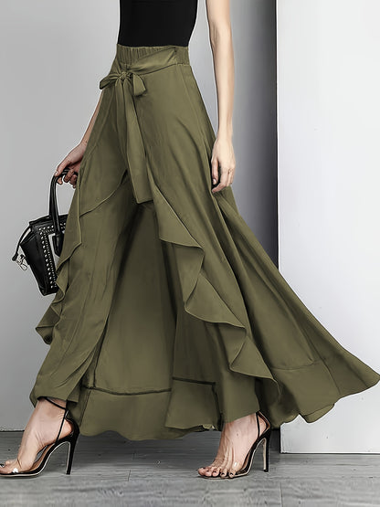 Amara | Pantalón Elegante de Pierna Recta con Caída Fluida y Ajuste Cómodo