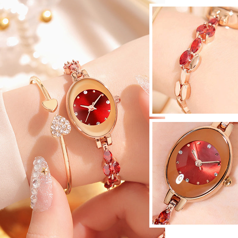 Doreya™ Reloj de pulsera para mujer con zirconias de colores
