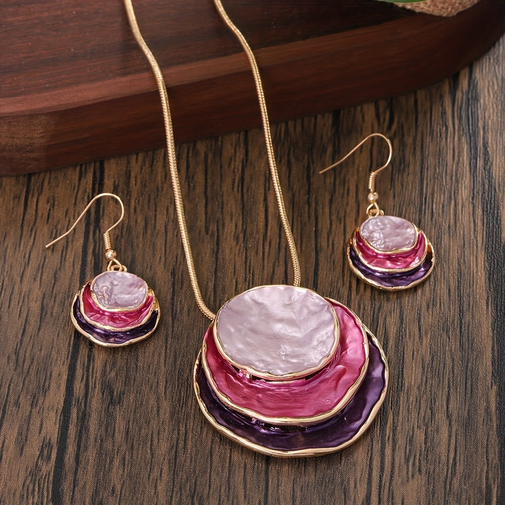 Vedae™ Aretes Elegantes de Flor con Acabado Dorado y Perla
