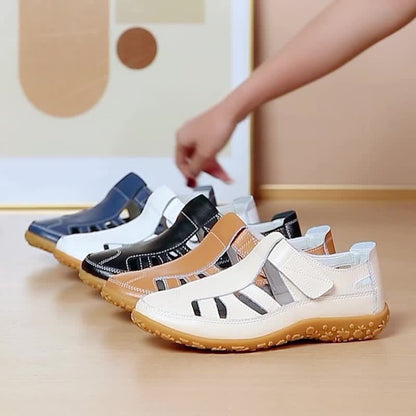 Norah™ Mocasines Artesanales de Piel con Suela Suave y Diseño Vintage