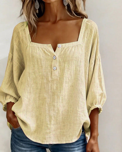 Zella™ Blusa Elegante de Corte Fluido y Estilo Sofisticado
