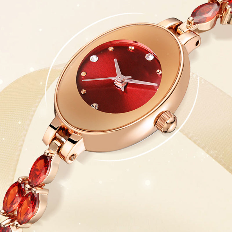 Doreya™ Reloj de pulsera para mujer con zirconias de colores