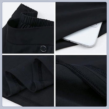 Ansira™ Pantalones plisados elegantes con pierna ancha