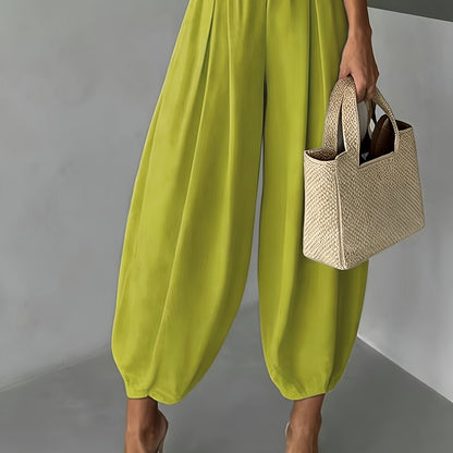 Harlyn™ Pantalones Harem de Corte Suelto y Estilo Relajado