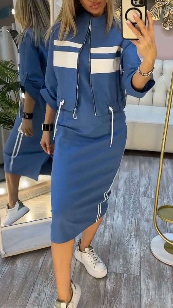 Galévia™ Conjunto Deportivo Falda Midi y Sudadera