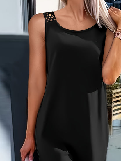 Umaira™ Vestido sin Mangas con Encaje y Espalda Descubierta