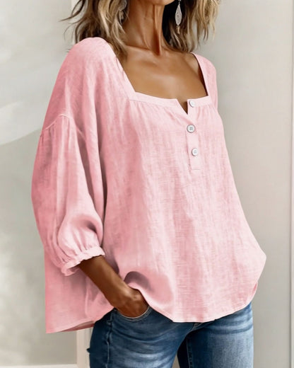 Zella™ Blusa Elegante de Corte Fluido y Estilo Sofisticado