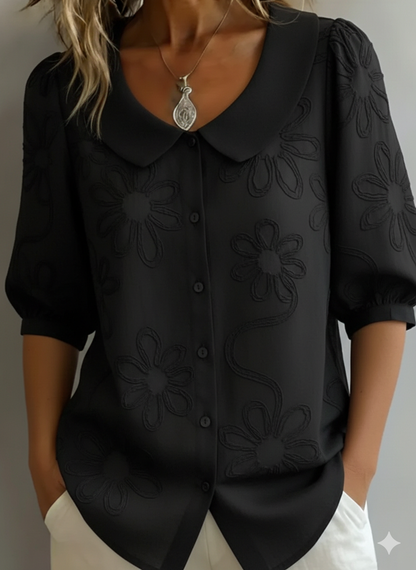 Gavira™ Blusa ligera floral elegancia natural