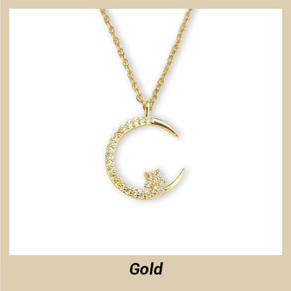 Seluné™ Collar Luna y Estrellas Luminosas