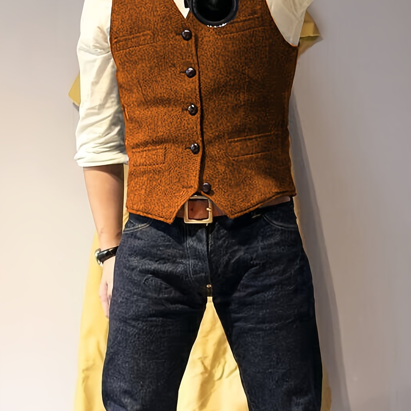 Zoltan | Chaleco Vintage de Espiga con Estilo Clásico y Elegancia Atemporal