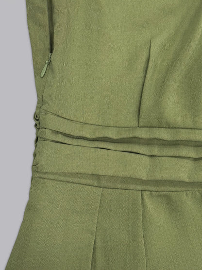 Juveth™ Mono Elegante de Un Hombro con Pierna Ancha y Cintura Definida
