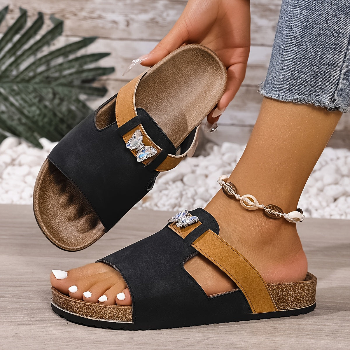 Yelena™ Sandalias Abiertas con Estilo Vintage