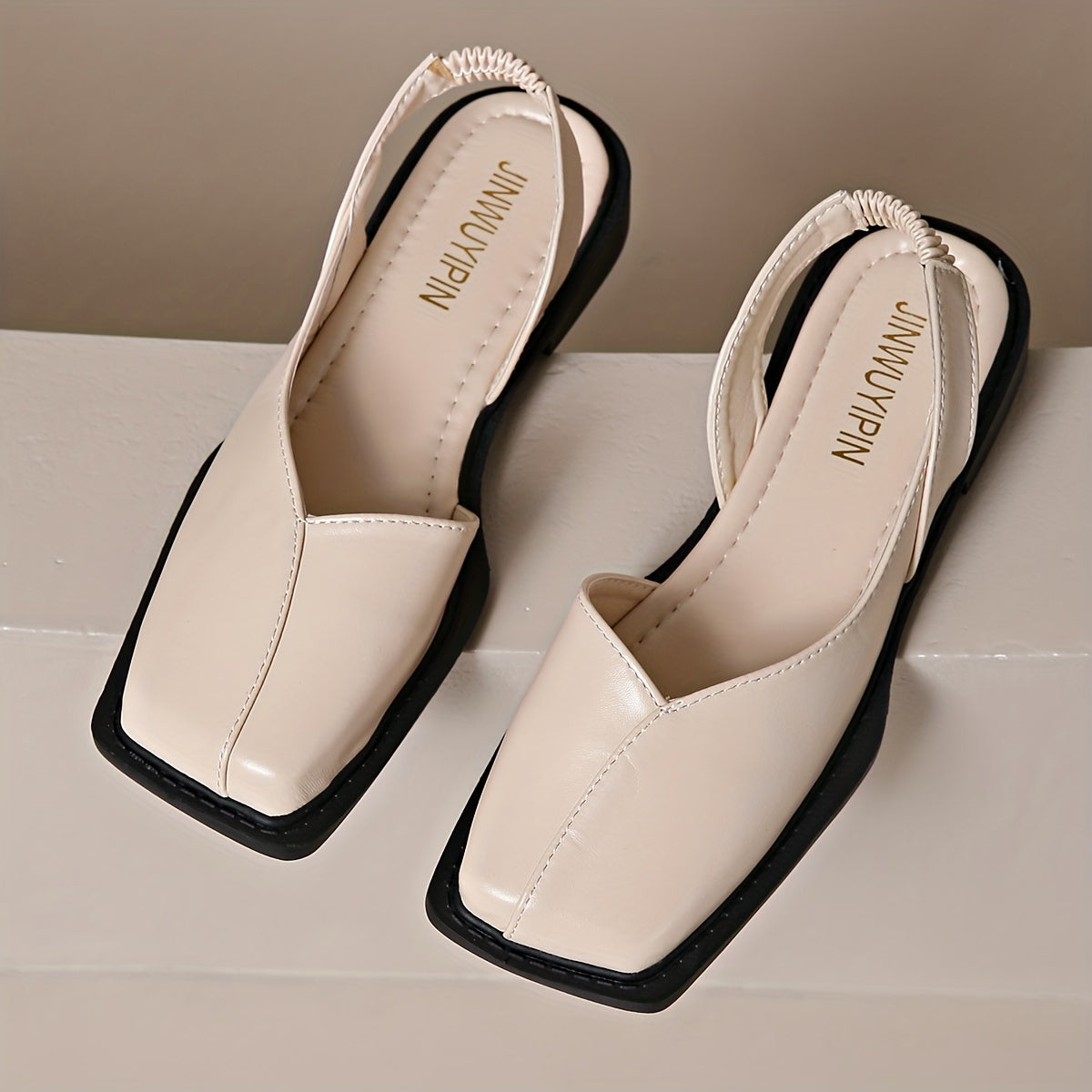 Darya™ Sandalias Elegantes de Tacón Grueso con Punta Cuadrada