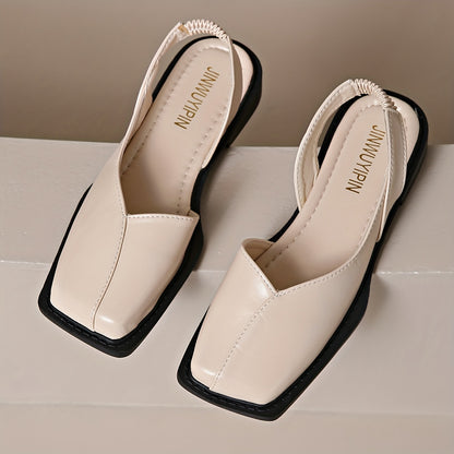 Darya™ Sandalias Elegantes de Tacón Grueso con Punta Cuadrada