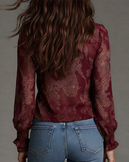 Arden™ Blusa Elegante con Media Cremallera y Corte Moderno