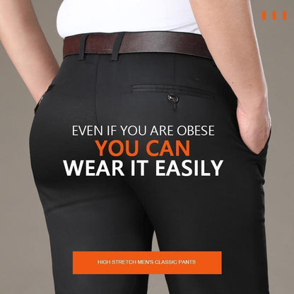 Quavero™ Pantalón clásico para hombre con alta elasticidad