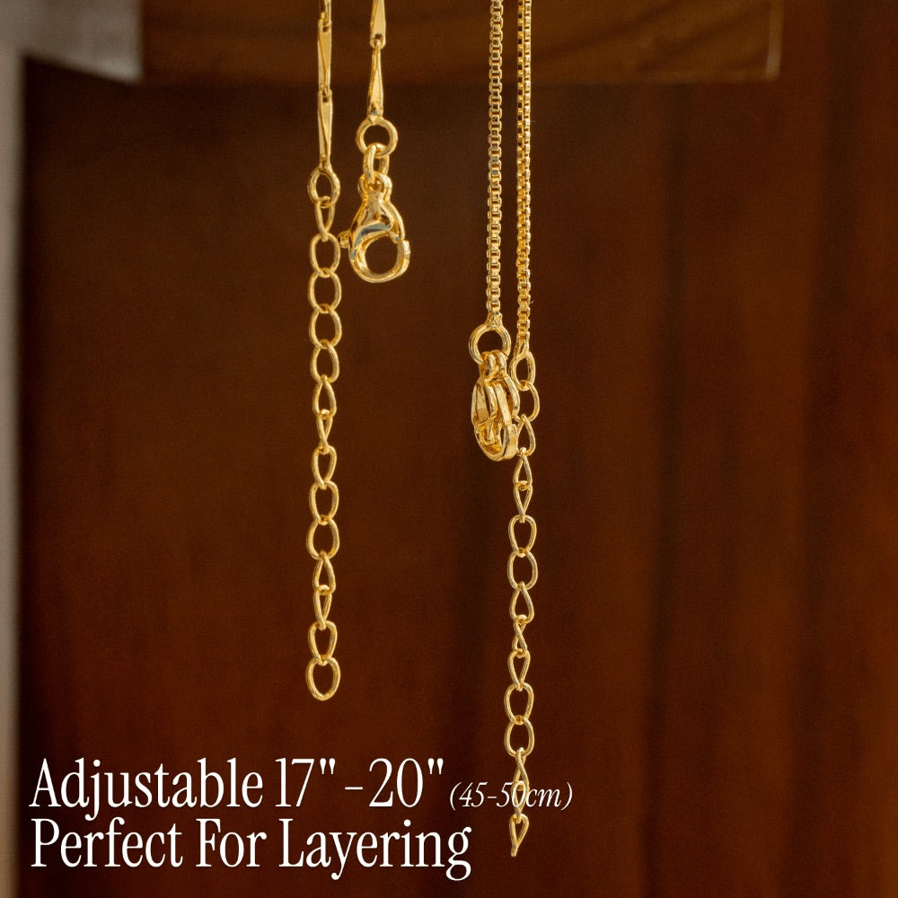 Primrose™ Collares Iniciales de Letra con Diamantes de 14k (2 piezas)