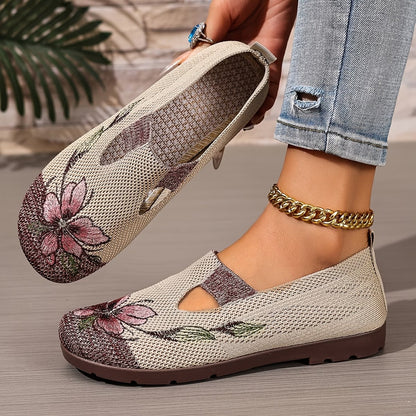 Liora™ Zapatos de mujer, transpirables, estéticos con bordado