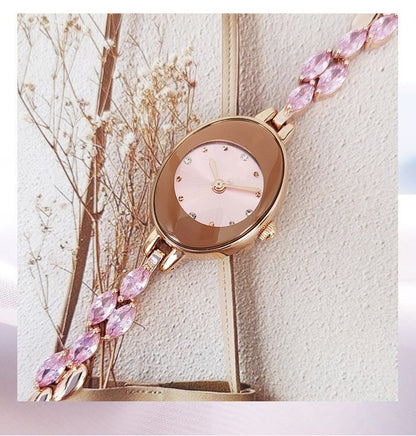 Doreya™ Reloj de pulsera para mujer con zirconias de colores