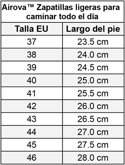 Airova™ Zapatillas ligeras para caminar todo el día