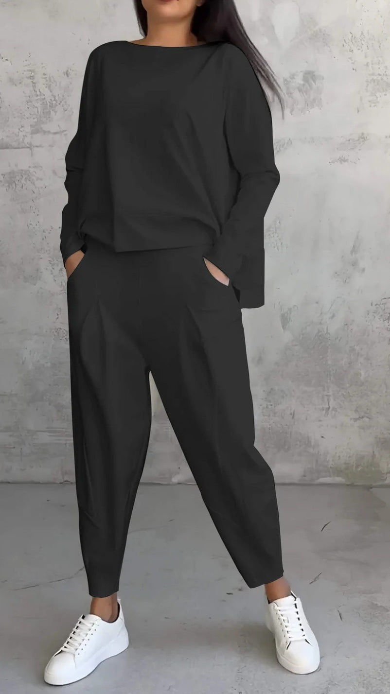 Nuvéa™ Conjunto Blusa Suave y Pantalones Ligeros