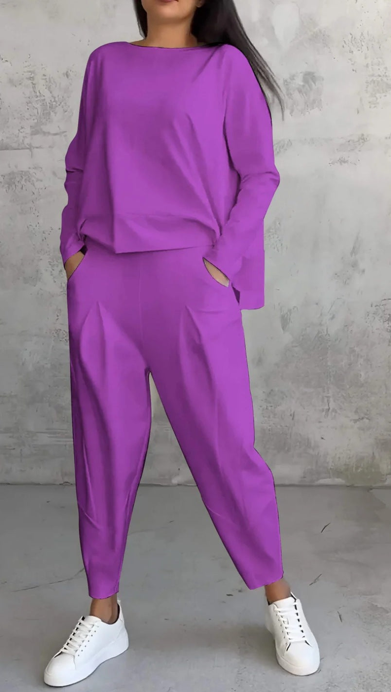 Nuvéa™ Conjunto Blusa Suave y Pantalones Ligeros