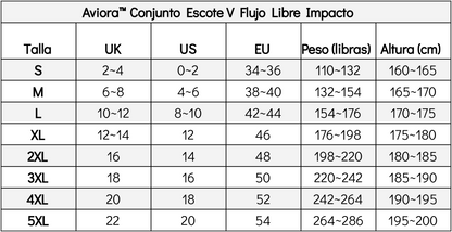 Aviora™ Conjunto Escote V Flujo Libre Impacto