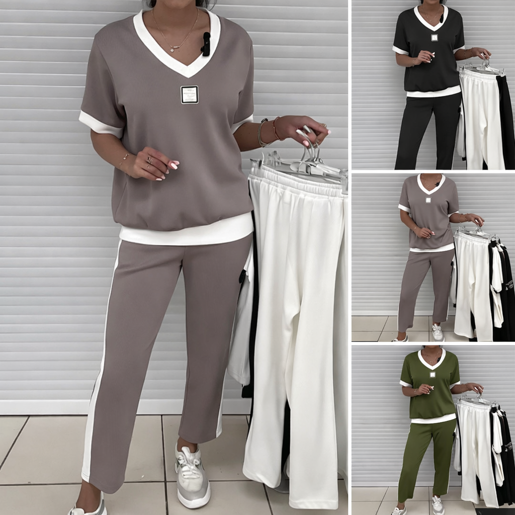 Aviora™ Conjunto Escote V Flujo Libre Impacto