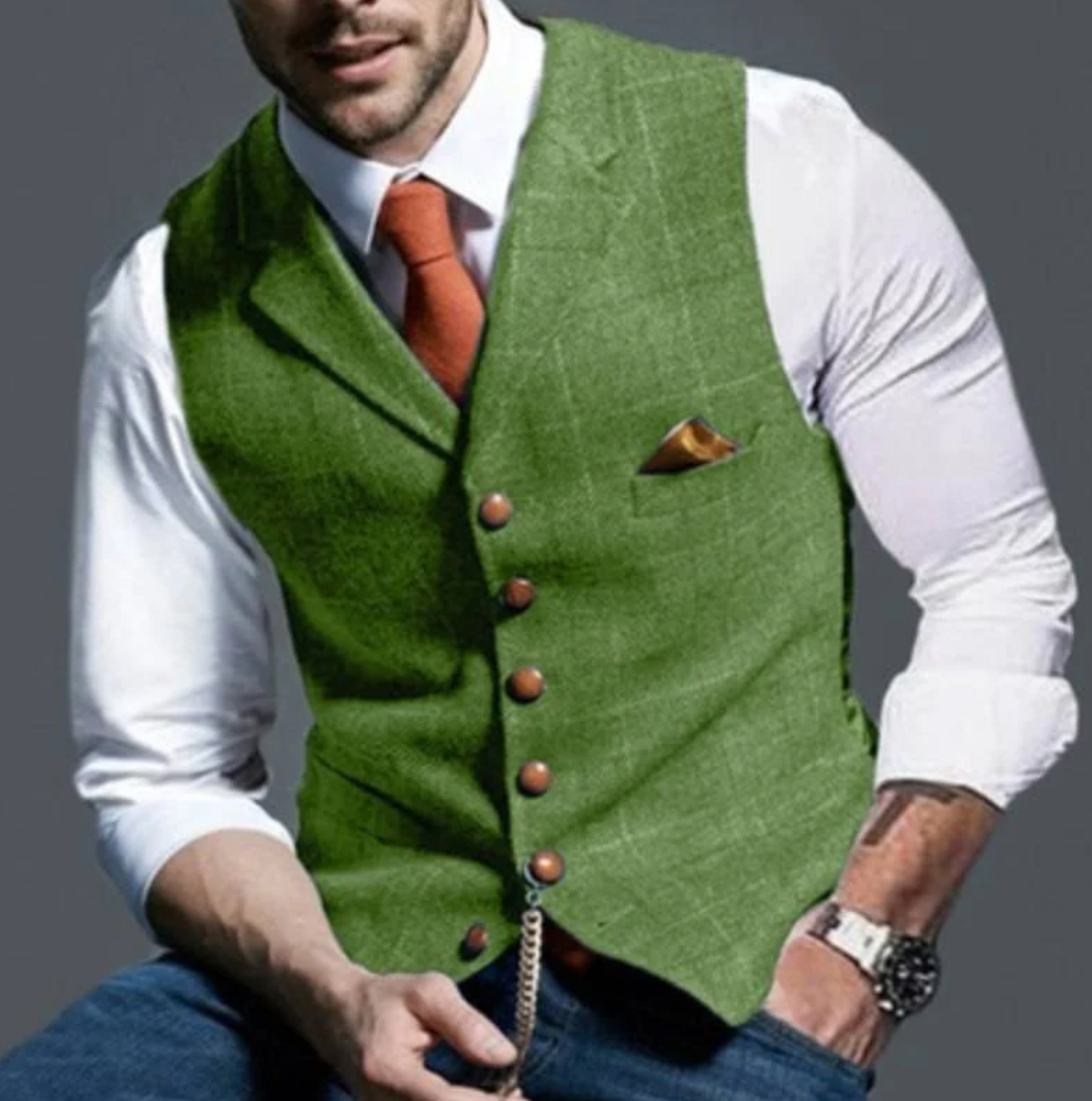Talvex™ Chaleco elegante tejido para hombre estilo clásico