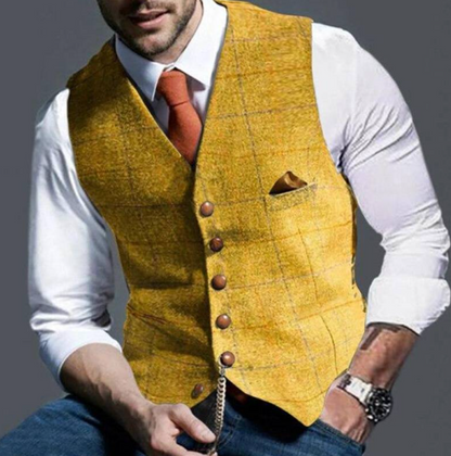 Talvex™ Chaleco elegante tejido para hombre estilo clásico