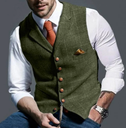 Talvex™ Chaleco elegante tejido para hombre estilo clásico
