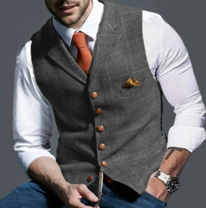 Talvex™ Chaleco elegante tejido para hombre estilo clásico