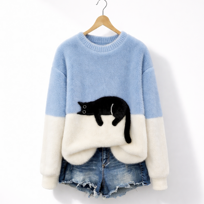 Caelania™ Sudadera Gato Minimalista