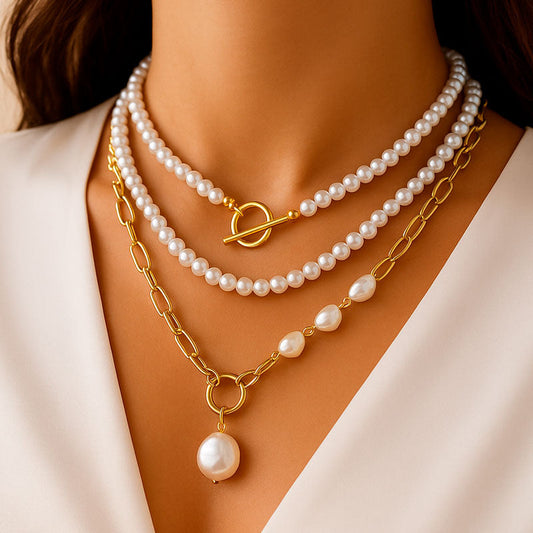 Una™ Collar Perla Infinity