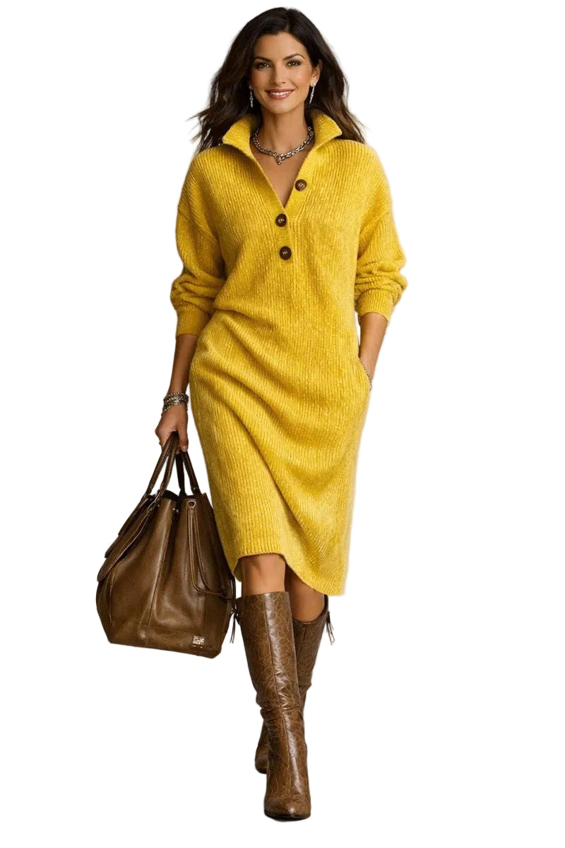 Velmira™ Vestido tejido casual elegante fácil de combinar