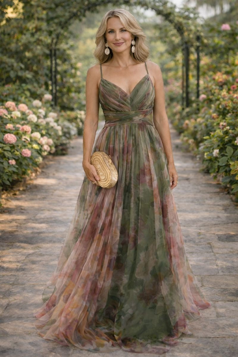 Jenvique™ Vestido Maxi Floral Elegante para Mujer con Estilo Femenino