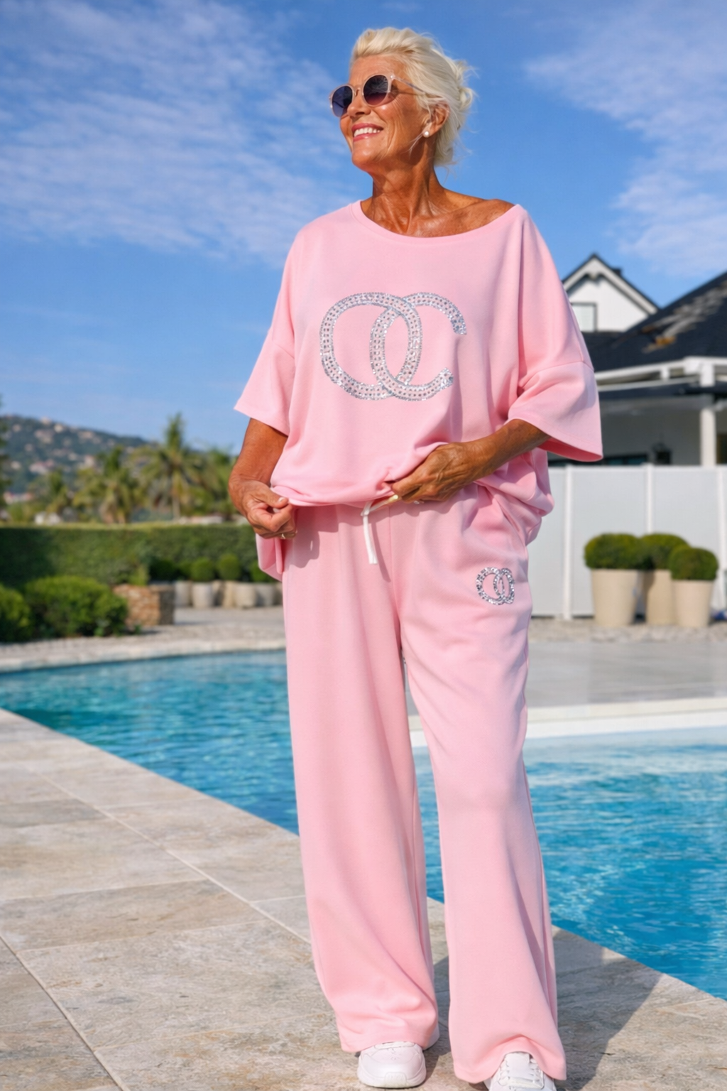Linden™ Conjunto de dos piezas casual para mujer
