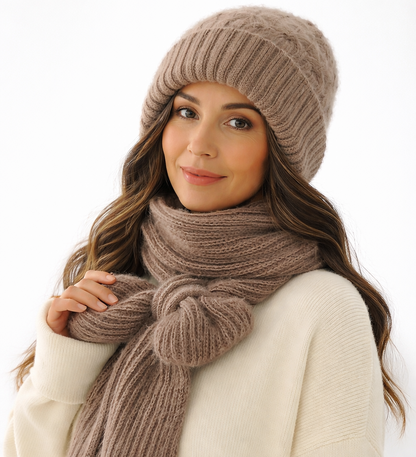 Solmira™ Gorro y Bufanda Cortaviento Polar