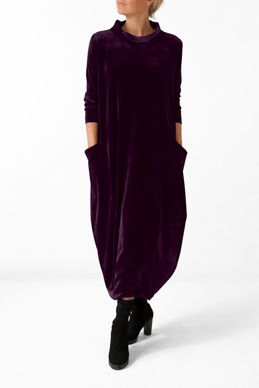 Lunarae™ Vestido Femenino Clásico de Caída Fluida