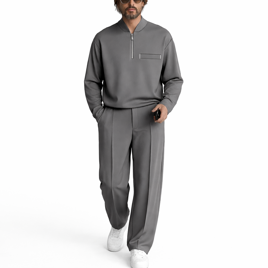 Orsavio™ Conjunto Casual Minimalista de Dos Piezas para Hombre