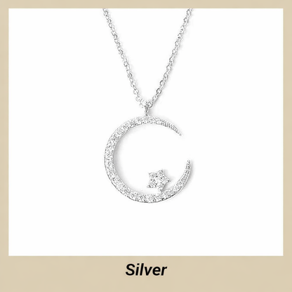 Seluné™ Collar Luna y Estrellas Luminosas