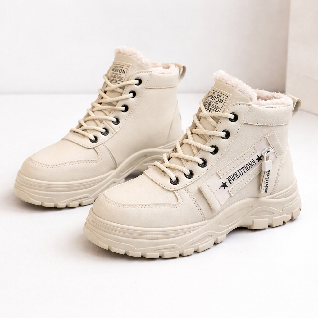 Mirelli™ Botines Impermeables Invierno con Cordones