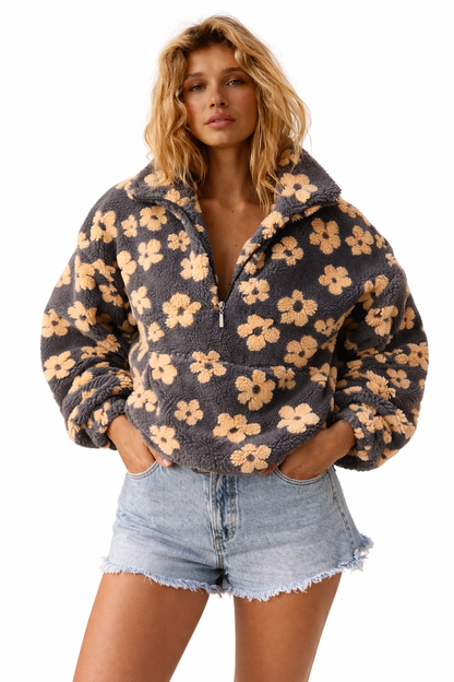 Fiorenne™ Sudadera Polar Flower Power