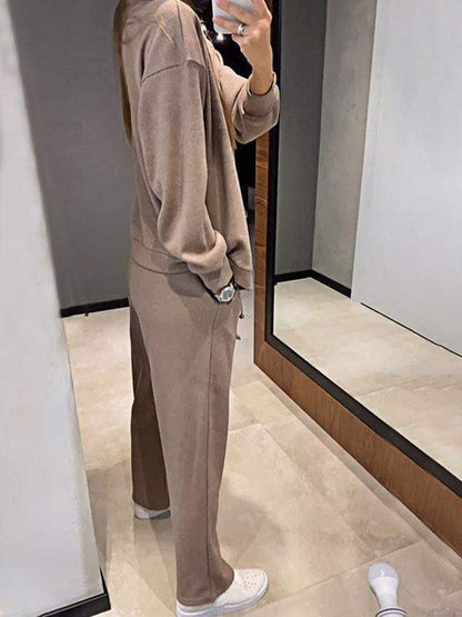 Oristine™ Conjunto de Punto con Cárdigan y Pantalón Giulia