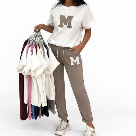 Dorella™ Conjunto femenino, casual, moderno, estampado