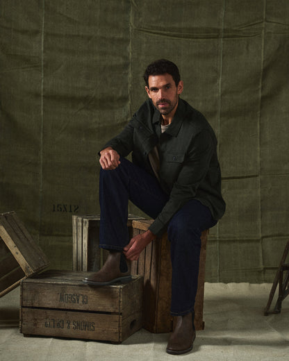 Iveron™ Botas Chelsea de Cuero Elegantes para Hombre