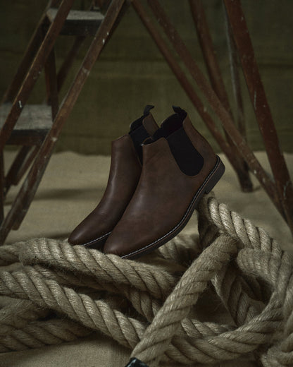 Iveron™ Botas Chelsea de Cuero Elegantes para Hombre
