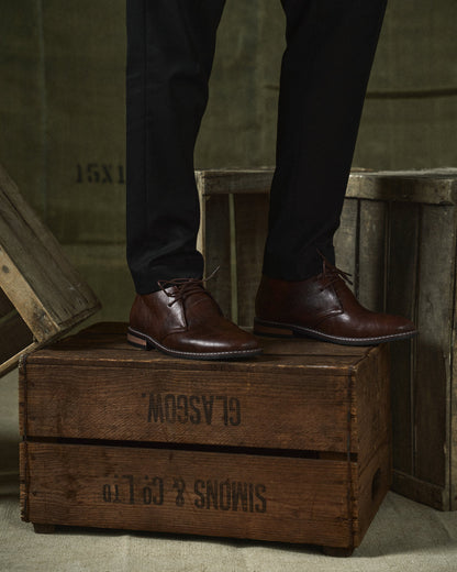 Helvaro™ Botas Masculinas de Cuero con Estilo Urbano