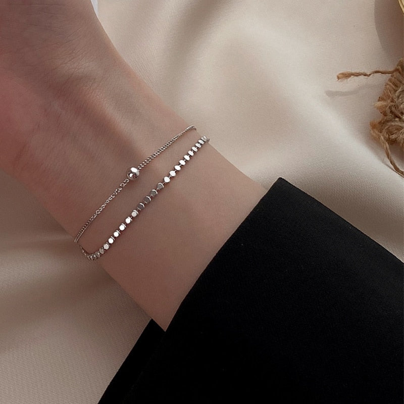 Siennae™ Pulsera Doble en Capas con Diseño Elegante y Ajuste Delicado